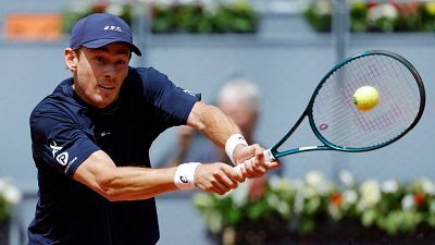 Tenis - ATP Mutua Madrid Open: Álex de Miñaur - Lorenzo Sonego