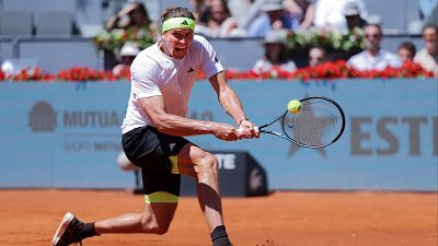 Tenis - ATP Mutua Madrid Open: Alexander Zverev - Alejandro Davidovich Fokina