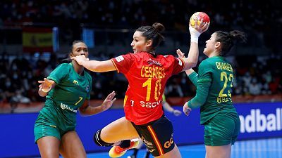 Balonmano - Campeonato del Mundo femenino. 2ª fase: España - Brasil