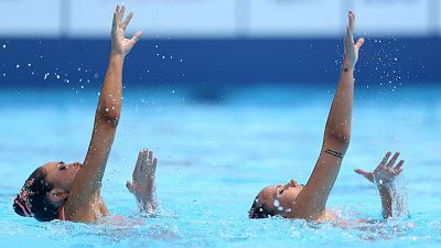 artística - Campeonato de Europa. Final dúo libre y dúo libre mixto