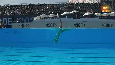 artística - Campeonato de Europa. Final solo técnico femenino y masculino