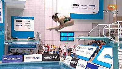Campeonato de Europa de saltos. Final 1 metro femenino