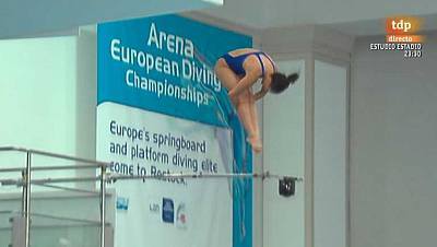 Campeonato de Europa de saltos. Final 10 metros femenino