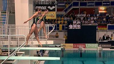 Cto. de Europa - Final saltos 3 M sincronizados femenino