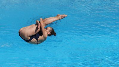 Saltos - Campeonato de Europa. Final 1m femenino