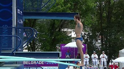 Saltos - Campeonato de Europa. Final 3m masculino