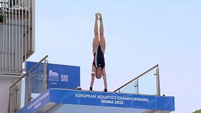 Saltos - Campeonato de Europa. Final equipos mixtos 3m/10m