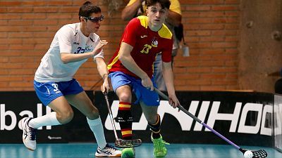 Floorball. España - Italia. Clasificación del Campeonato del Mundo sub-19 masculino