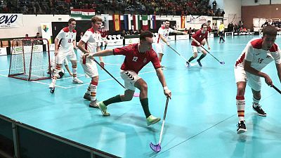 Floorball. Hungría - España. Clasificación del Campeonato del Mundo sub-19 masculino