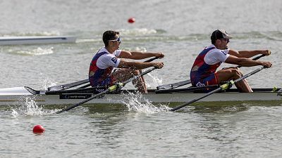 Remo - Campeonato del Mundo. Finales M2x Aleix García - Rodrigo Conde / W1x Virginia Díaz