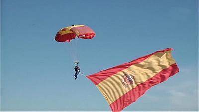 Reportaje - Campeonato Nacional Militar de Paracaidismo desde Murcia
