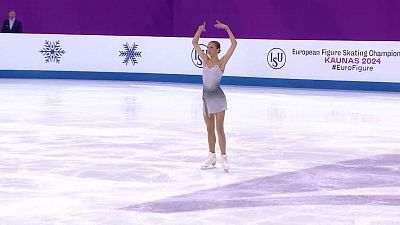 Patinaje Artístico - Campeonato de Europa. Libre femenino Grupo 3 y 4