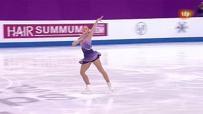 Patinaje Artístico - Campeonato de Europa. Libre femenino Grupo 3