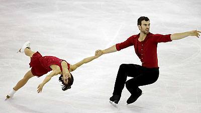 Patinaje artístico - Final Grand Prix. Programa corto Parejas