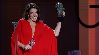 Nora Navas, ganadora del Goya a mejor actriz de reparto por su papel en 'Libertad'