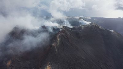 Cuando se enfría la lava