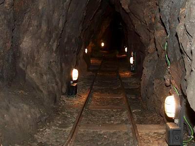 Un equipo de TVE se mete en una mina de 500 metros de profundidad