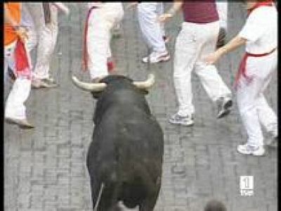 Primer encierro de los Sanfermines 2008