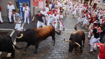 Primer encierro de San Fermín 2016 muy veloz y limpio