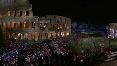 Semana Santa 2023 - Vía Crucis desde el Coliseo de Roma