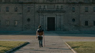 El camino de invierno a Santiago