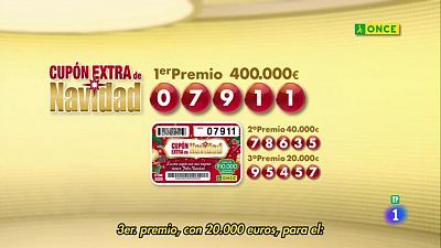 Sorteo Extraordinario ONCE - 01/01/20