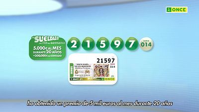 Sorteo ONCE - 01/05/21