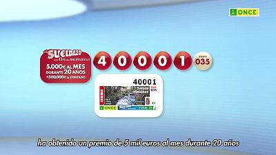 Sorteo ONCE - 02/01/22