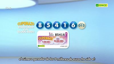 Sorteo ONCE - 04/03/22