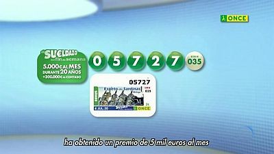 Sorteo ONCE - 04/07/20