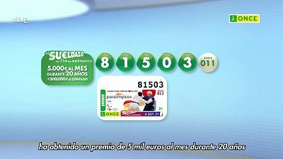 Sorteo ONCE - 04/09/21