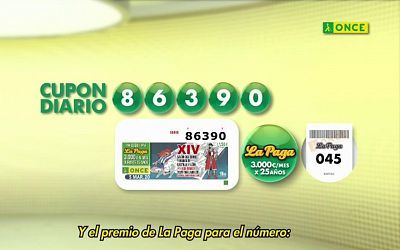 Sorteo ONCE - 05/03/20