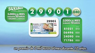 Sorteo ONCE - 07/03/20