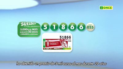 Sorteo ONCE - 10/04/21