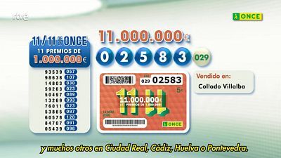 Sorteo ONCE - 11/11/20