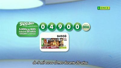 Sorteo ONCE - 18/07/20