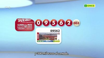 Sorteo ONCE - 18/07/21