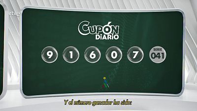Sorteo ONCE - 20/03/25