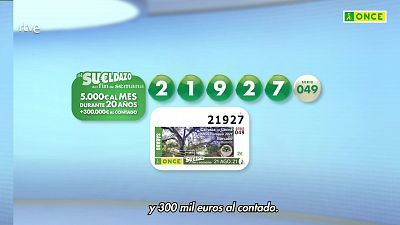 Sorteo ONCE - 21/08/21