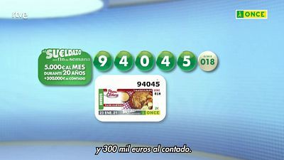 Sorteo ONCE - 23/01/21