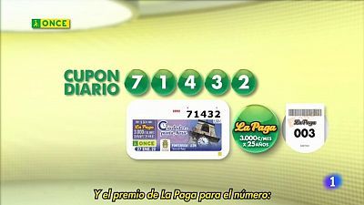 Sorteo ONCE - 27/01/20