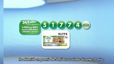 Sorteo ONCE - 27/02/21