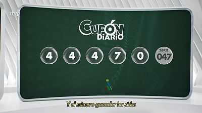 Sorteo ONCE - 28/01/25