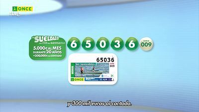 Sorteo ONCE - 30/04/22