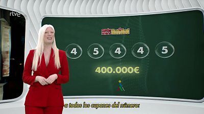 Sorteo ONCE Extra de Navidad - 01/01/25