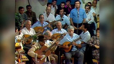 09/06/2019 Los Cebolleros, A.F. El Madroño, Amigos del folklore y Coros y Danzas Aythami en una nueva cita con la historia de Tenderete