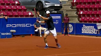 ATP 250 Torneo Bastad, 1ª semifinal: Yannick Hanfmann - Federico Coria