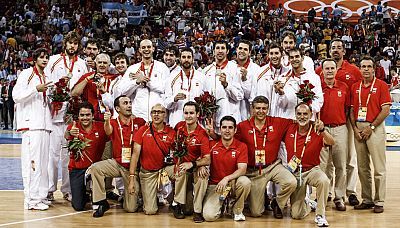 La selección masculina de baloncesto gana la plata en los Juegos Olímpicos de Pekín '08