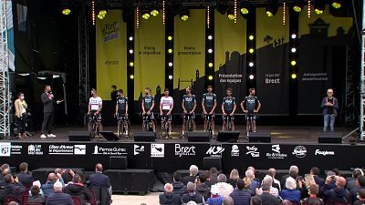 Ciclismo - Tour de Francia. Presentación equipos desde Brest (Francia)