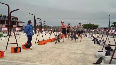 Campeonato de España de Triatlón. Sprint y por relevos mixtos de talentos. Carrera masculina